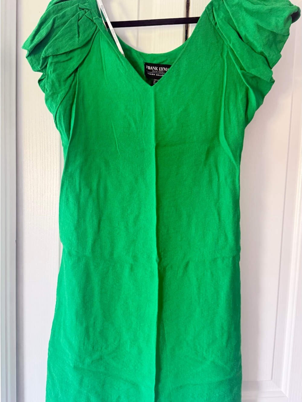 Frank Lyman Design Emerald Green Dress Label Close-Up